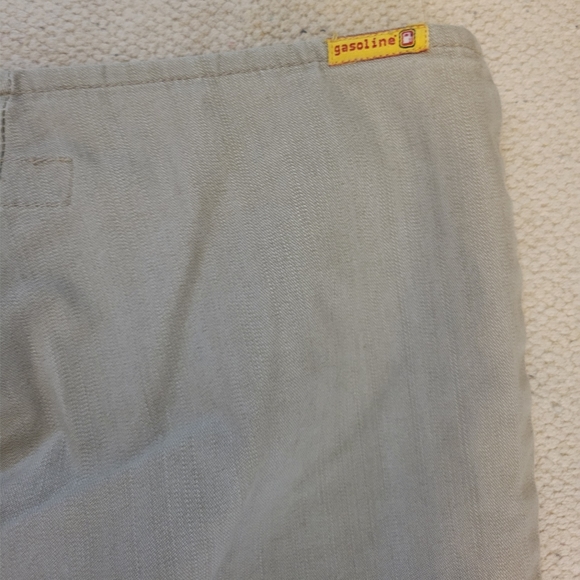 VNT womens low rise flare gasoline tan color pants Size 3 gasoline brand - Picture 8 of 11